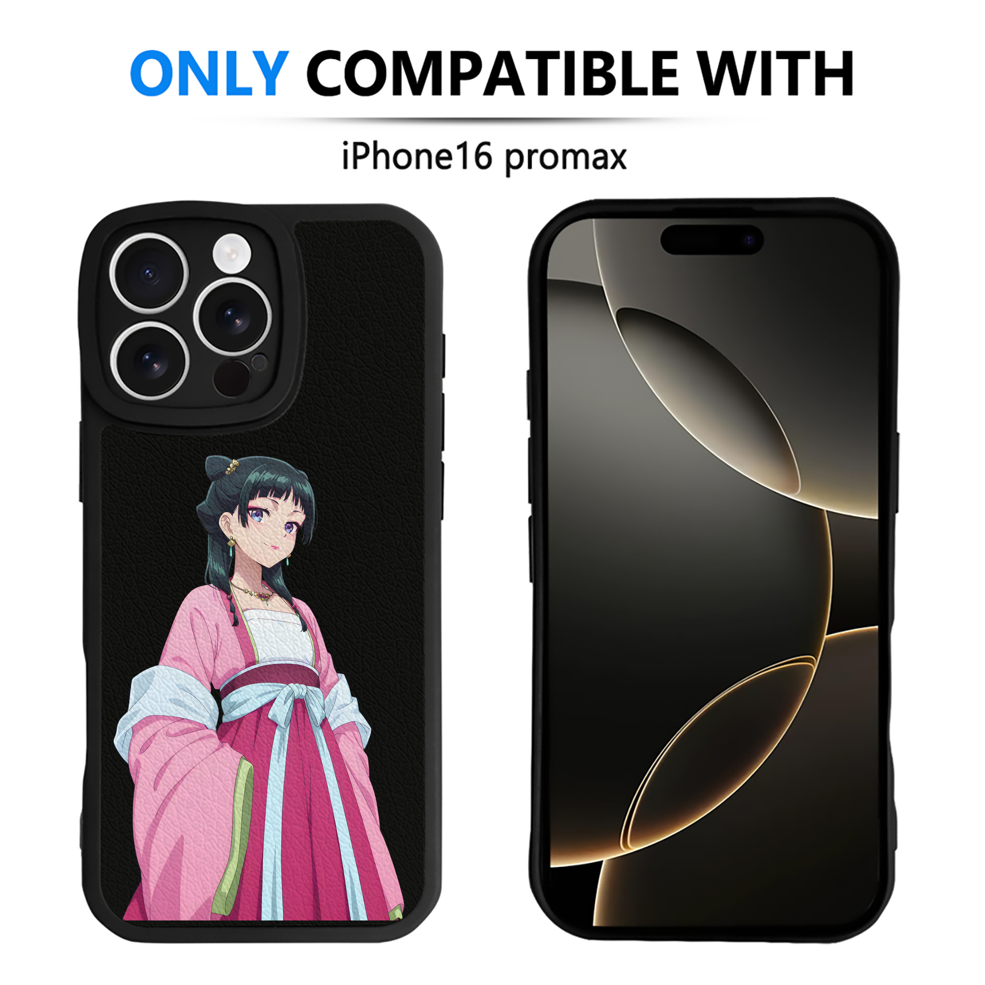 薬屋のひとりごと The Apothecary Diaries 【iPhone 16シリーズ対応】シリコンスマホケース（レザー調） 材質：シリコン
